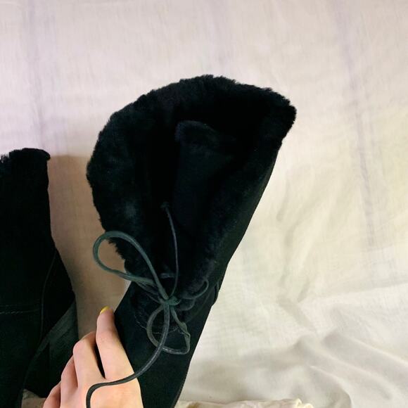 Ugg Jerene Boot Black Size 7.5 Original Dustbag - Picture 7 of 10